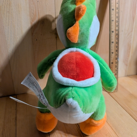 yoshi Super Mario Green and Orange Plush Toy - Picture 5 of 5
